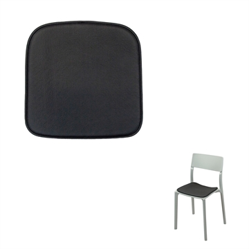 Ej vändbar Standard sittdyna i Basic Select Läder till IKEA Janinge stol